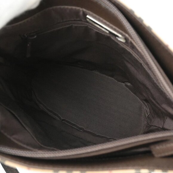 Burberry Beige Canvas Burberry Check Tote Handbag 177265 - Picture 10 of 10